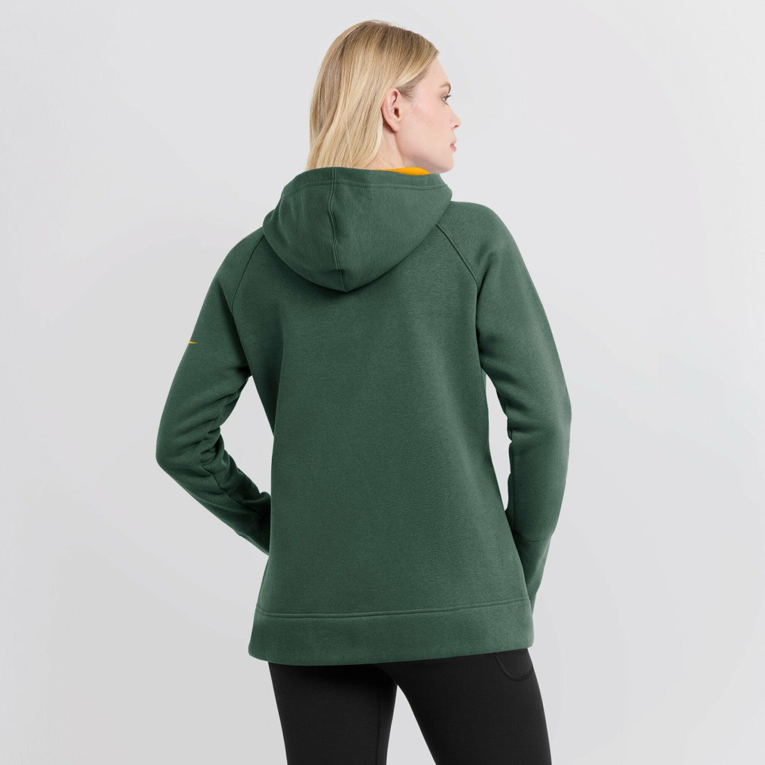 Green Bay Packers Women's Asymmetrical Raglan Full-Zip Hoodie - Green | Nike cheap
