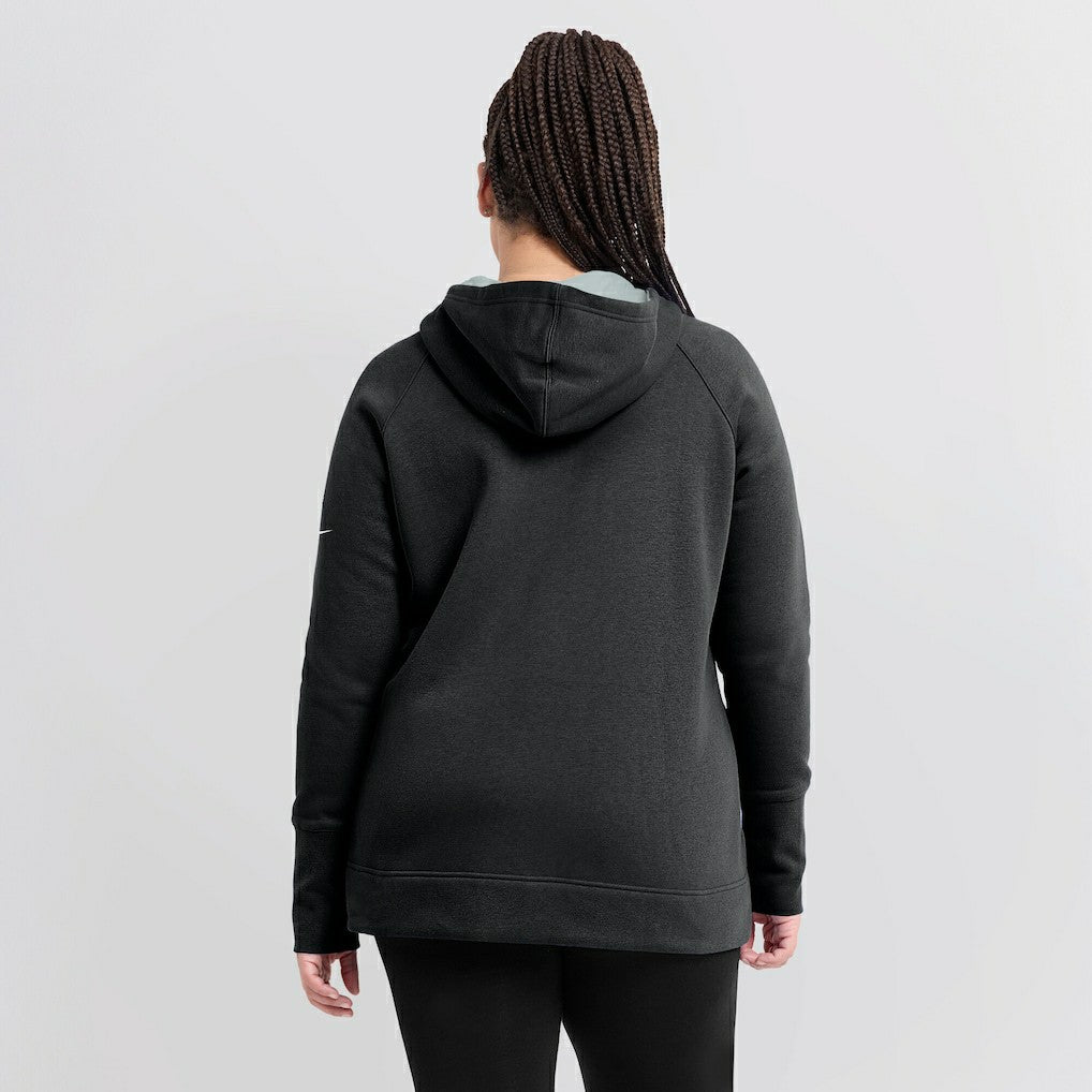 Las Vegas Raiders Women's Asymmetrical Raglan Full-Zip Hoodie - Black | Nike online