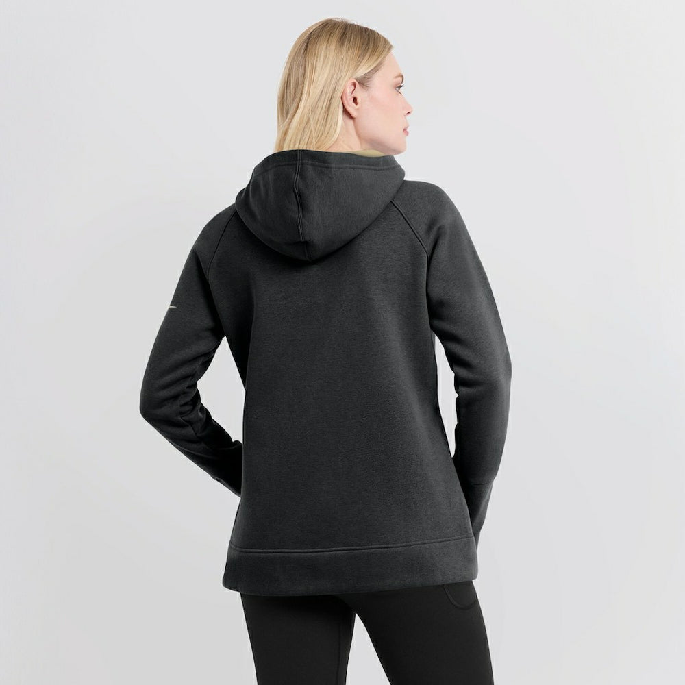 New Orleans Saints Women's Asymmetrical Raglan Full-Zip Hoodie - Black | Nike cheap