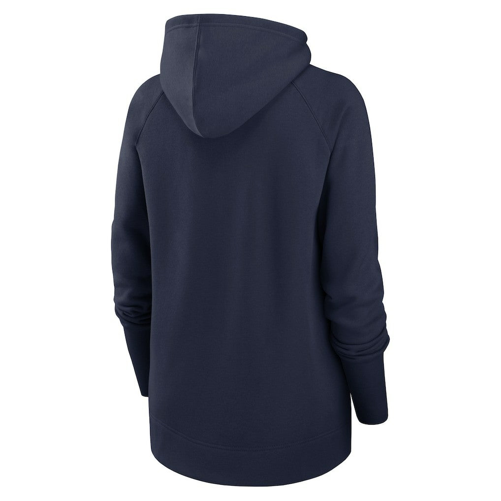 Seattle Seahawks Women's Asymmetrical Raglan Full-Zip Hoodie - College Navy | Nike cheap