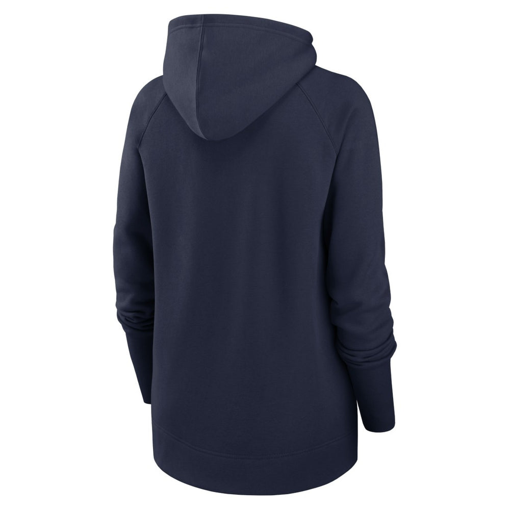 Tennessee Titans Women's Asymmetrical Raglan Full-Zip Hoodie - Navy | Nike outlet