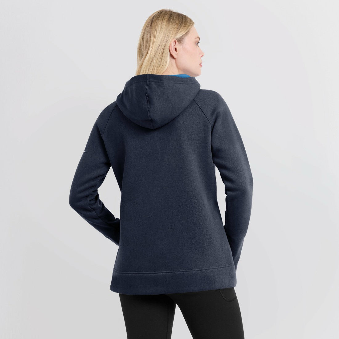 Tennessee Titans Women's Asymmetrical Raglan Full-Zip Hoodie - Navy | Nike outlet