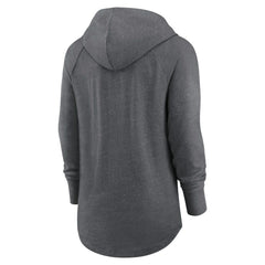 Dallas Cowboys Women's Raglan Funnel Neck Pullover Hoodie - Heather Charcoal | Nike on sale