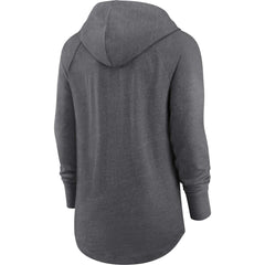 Green Bay Packers Women's Raglan Funnel Neck Pullover Hoodie - Heather Charcoal | Nike discount