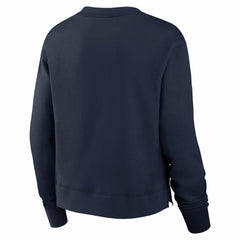 Tennessee Titans Women's High Hip Fleece Pullover Sweatshirt - Navy | Nike sale