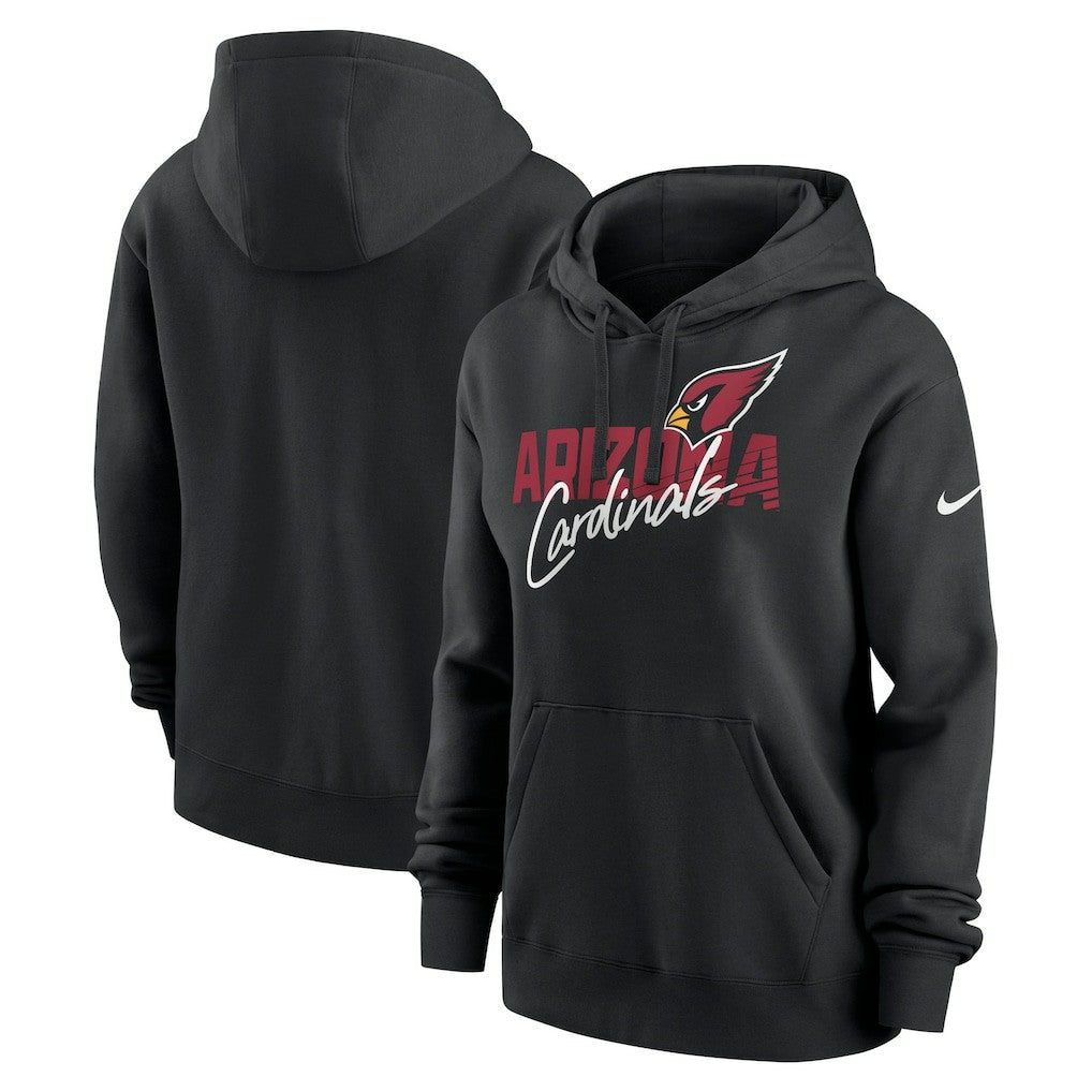 Arizona Cardinals Women's Wordmark Club Fleece Pullover Hoodie - Black | Nike on sale
