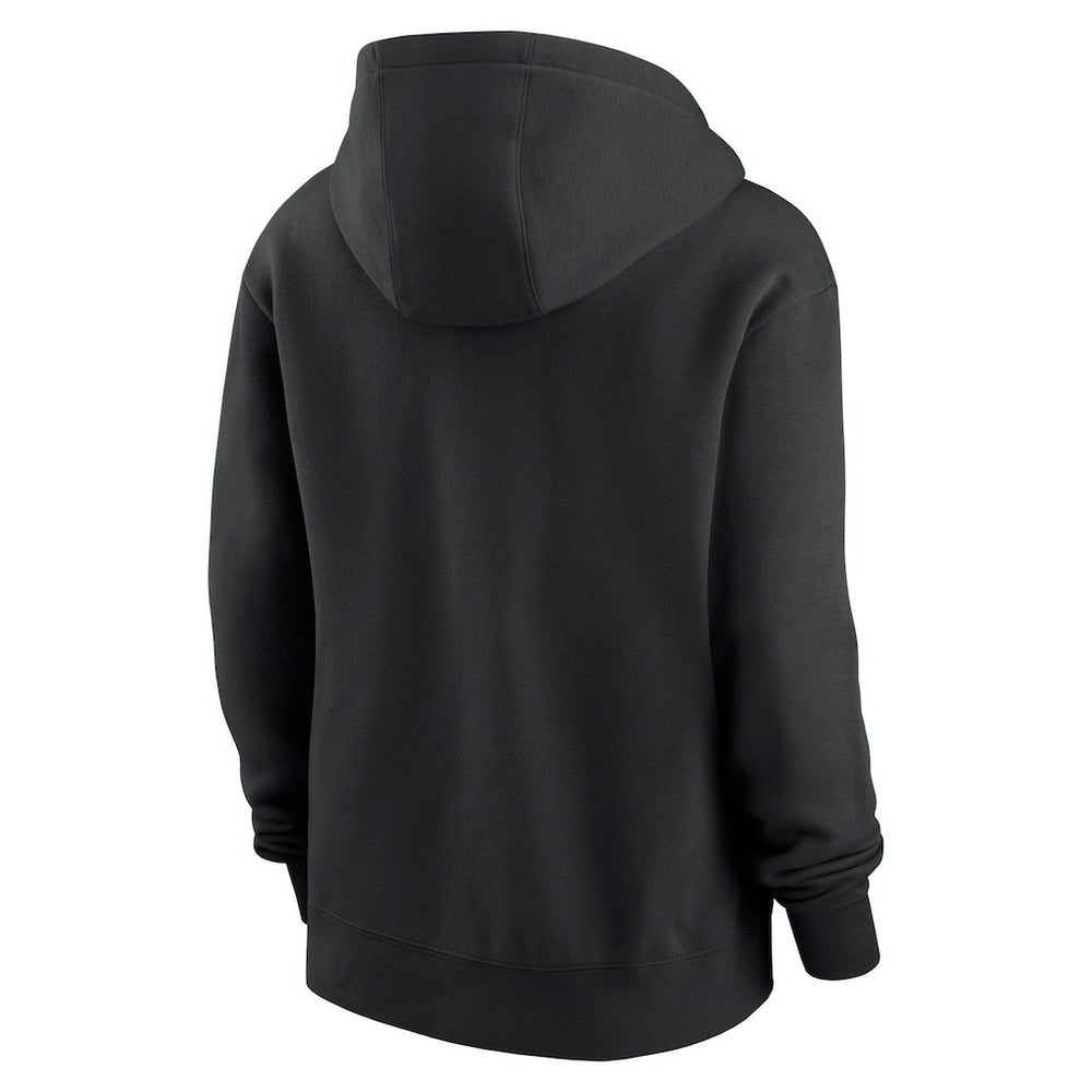 Carolina Panthers Women's Wordmark Club Fleece Pullover Hoodie - Black | Nike on sale