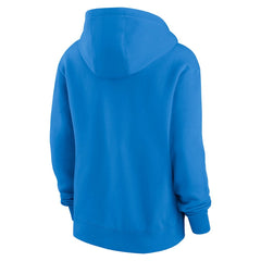 Los Angeles Chargers Women's Wordmark Club Fleece Pullover Hoodie - Powder Blue | Nike on sale
