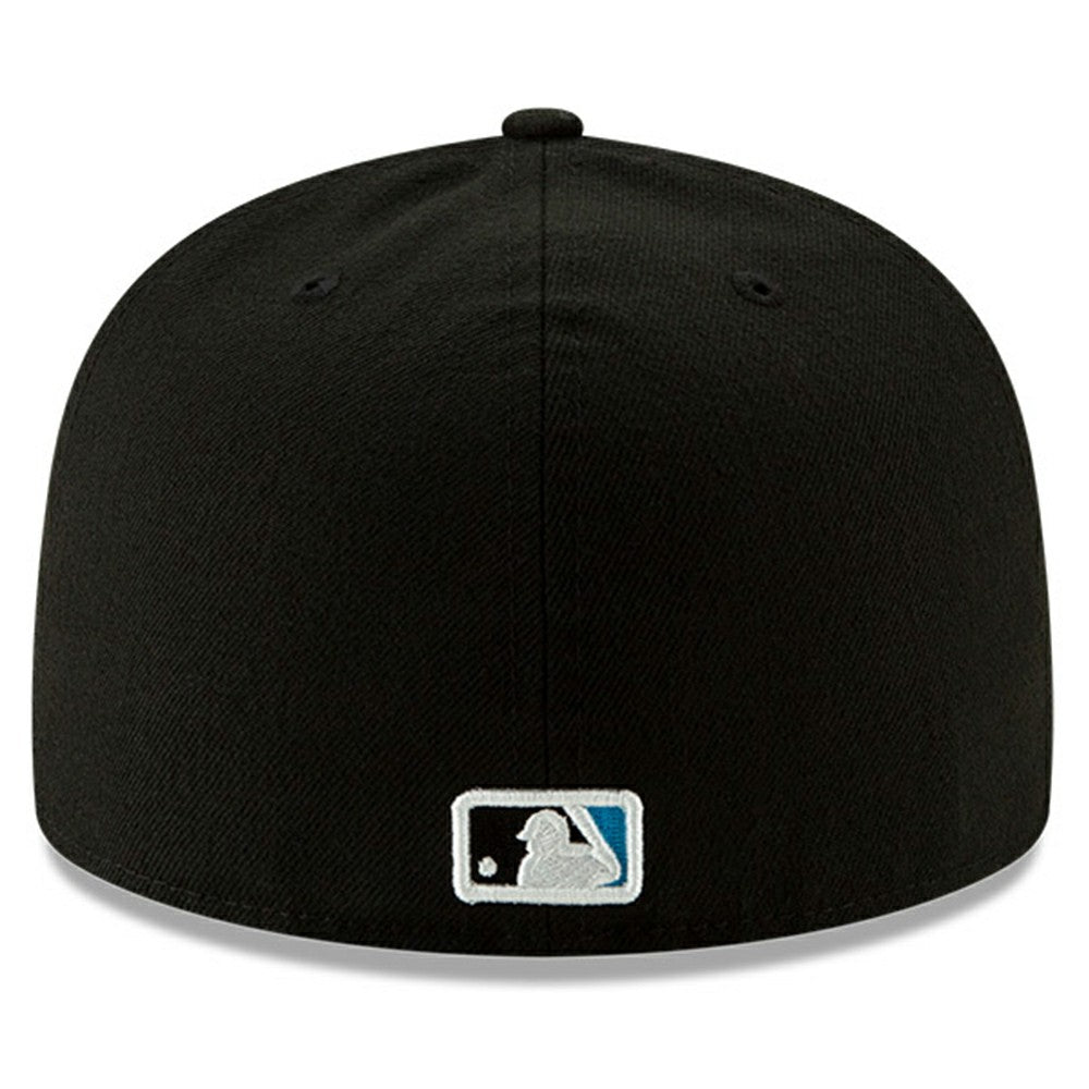 Miami Marlins 2024 Jackie Robinson Day 59FIFTY Fitted Hat - Black | New Era