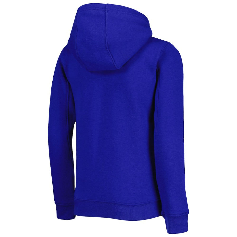 New York Mets Youth Wordmark Full-Zip Fleece Hoodie - Royal