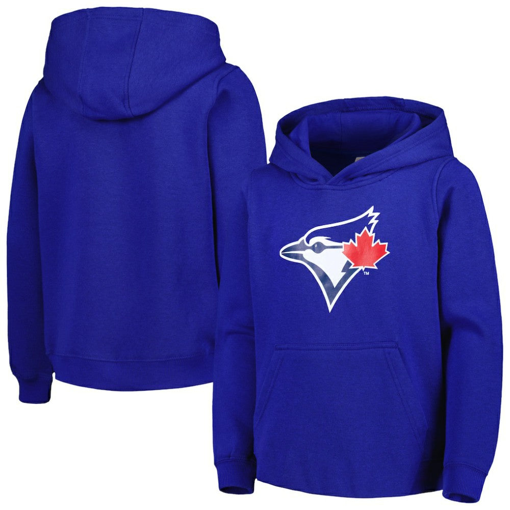 Toronto Blue Jays Youth Team Primary Logo Pullover Hoodie - Royal