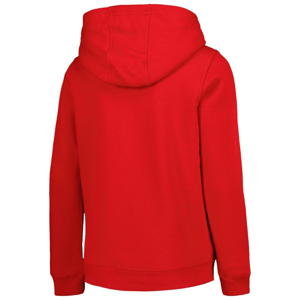 Philadelphia Phillies Youth Team Primary Logo Pullover Hoodie - Red
