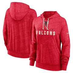 Atlanta Falcons Women's Rewind Gym Vintage Lightweight Pullover Hoodie - Red | Nike on sale