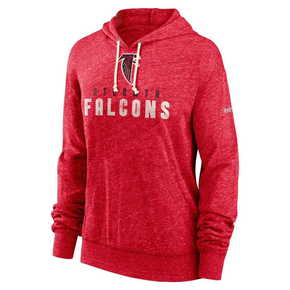 Atlanta Falcons Women's Rewind Gym Vintage Lightweight Pullover Hoodie - Red | Nike on sale
