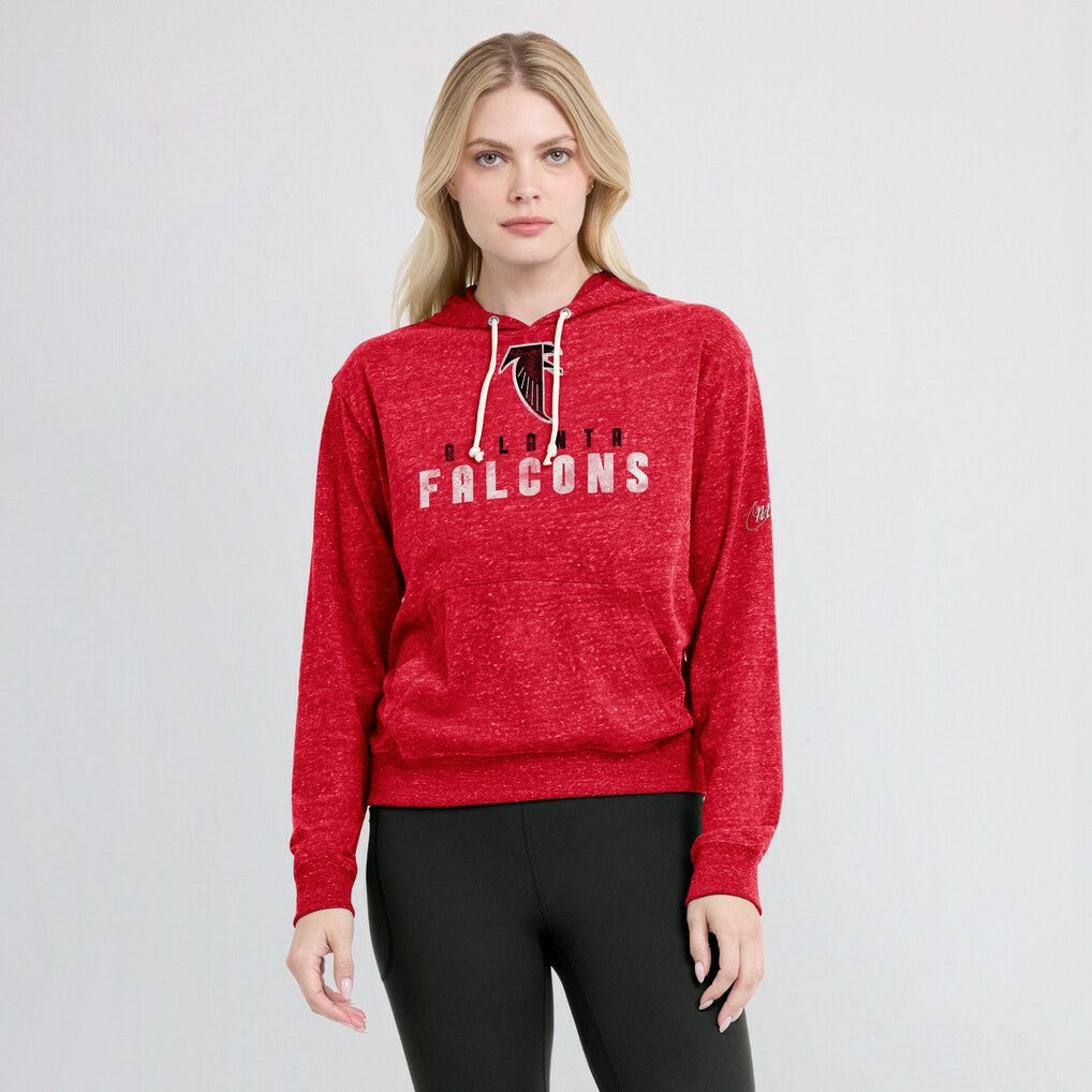 Atlanta Falcons Women's Rewind Gym Vintage Lightweight Pullover Hoodie - Red | Nike on sale