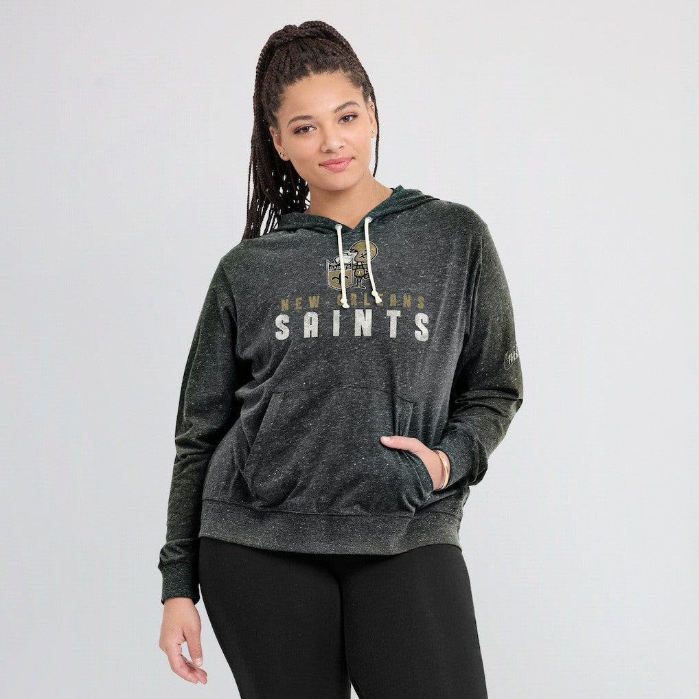 New Orleans Saints Women's Rewind Gym Vintage Lightweight Pullover Hoodie - Black | Nike online