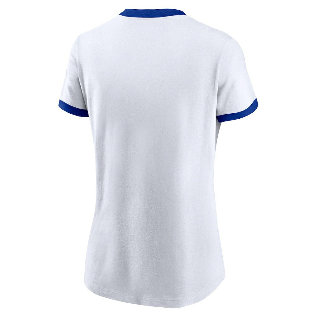 New England Patriots Women's Rewind Ringer T-Shirt - White | Nike sale