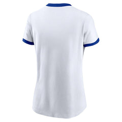New England Patriots Women's Rewind Ringer T-Shirt - White | Nike sale