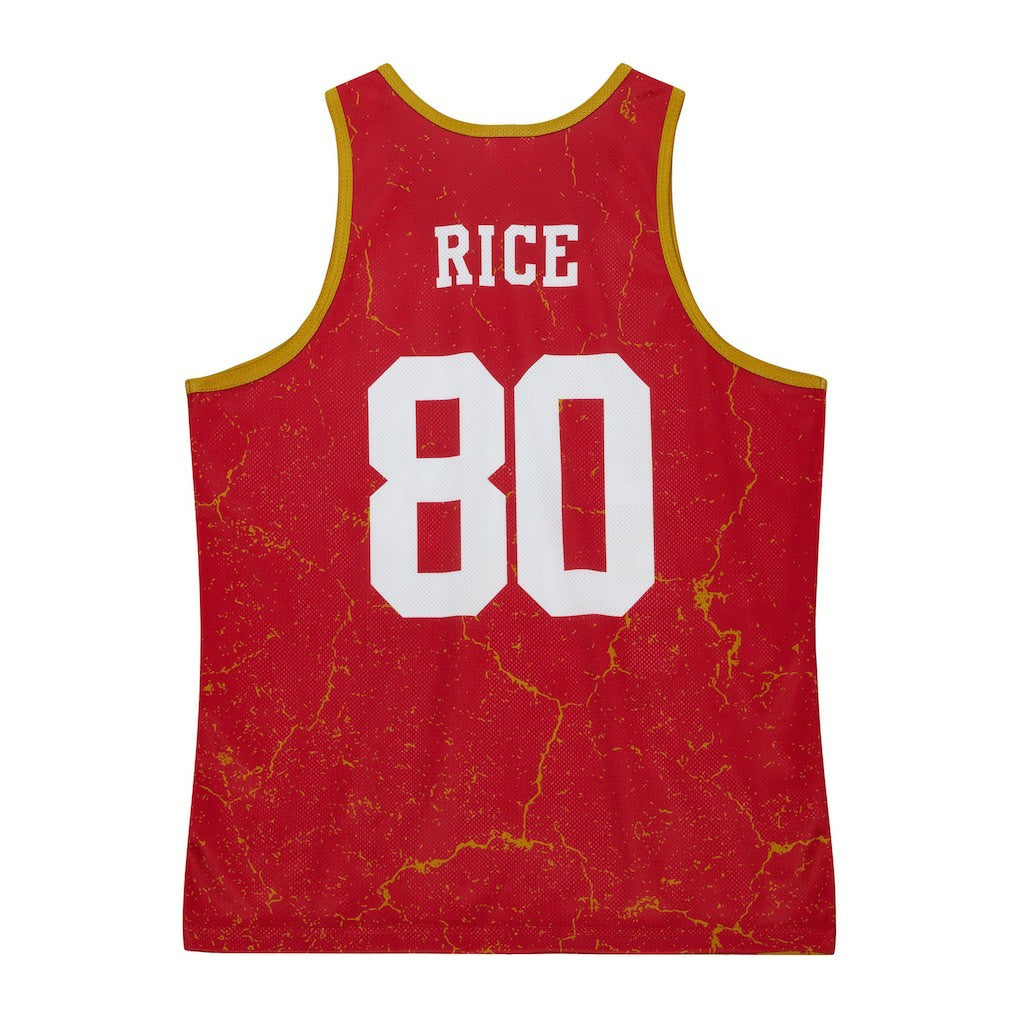 Jerry Rice San Francisco 49ers 1994 Player Burst Tank Top - Scarlet on sale