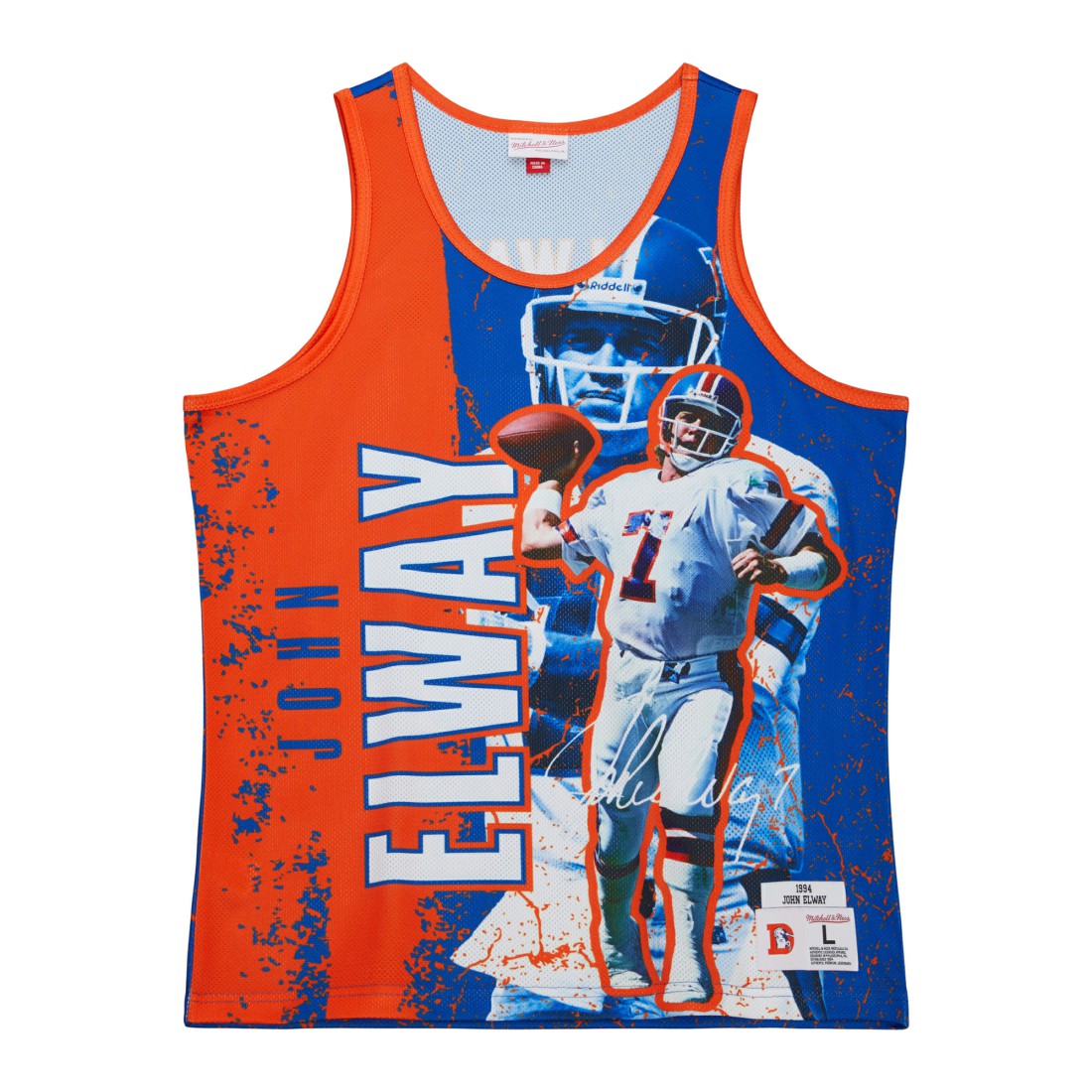 John Elway Denver Broncos 1994 Player Burst Tank Top - Royal sale