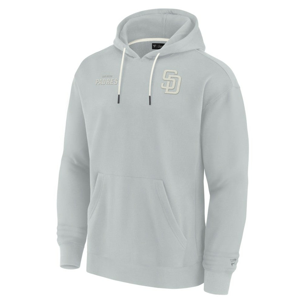 San Diego Padres Unisex Elements Super Soft Fleece Pullover Hoodie - Gray
