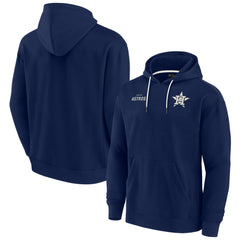 Houston Astros Unisex Elements Super Soft Fleece Pullover Hoodie - Navy