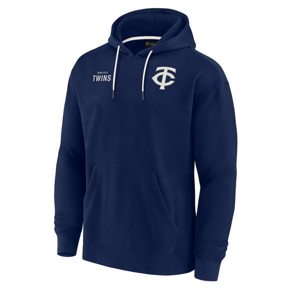 Minnesota Twins Unisex Elements Super Soft Fleece Pullover Hoodie - Navy