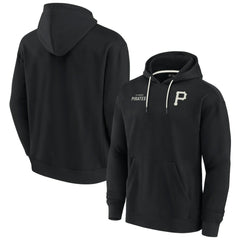 Pittsburgh Pirates Unisex Elements Super Soft Fleece Pullover Hoodie - Black