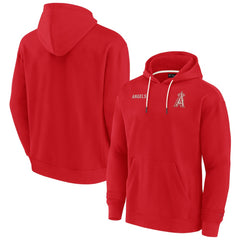 Los Angeles Angels Unisex Elements Super Soft Fleece Pullover Hoodie - Red