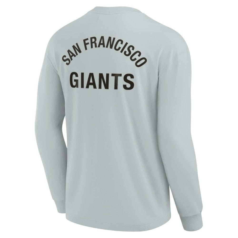 San Francisco Giants Unisex Elements Super Soft Long Sleeve T-Shirt - Gray