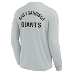 San Francisco Giants Unisex Elements Super Soft Long Sleeve T-Shirt - Gray