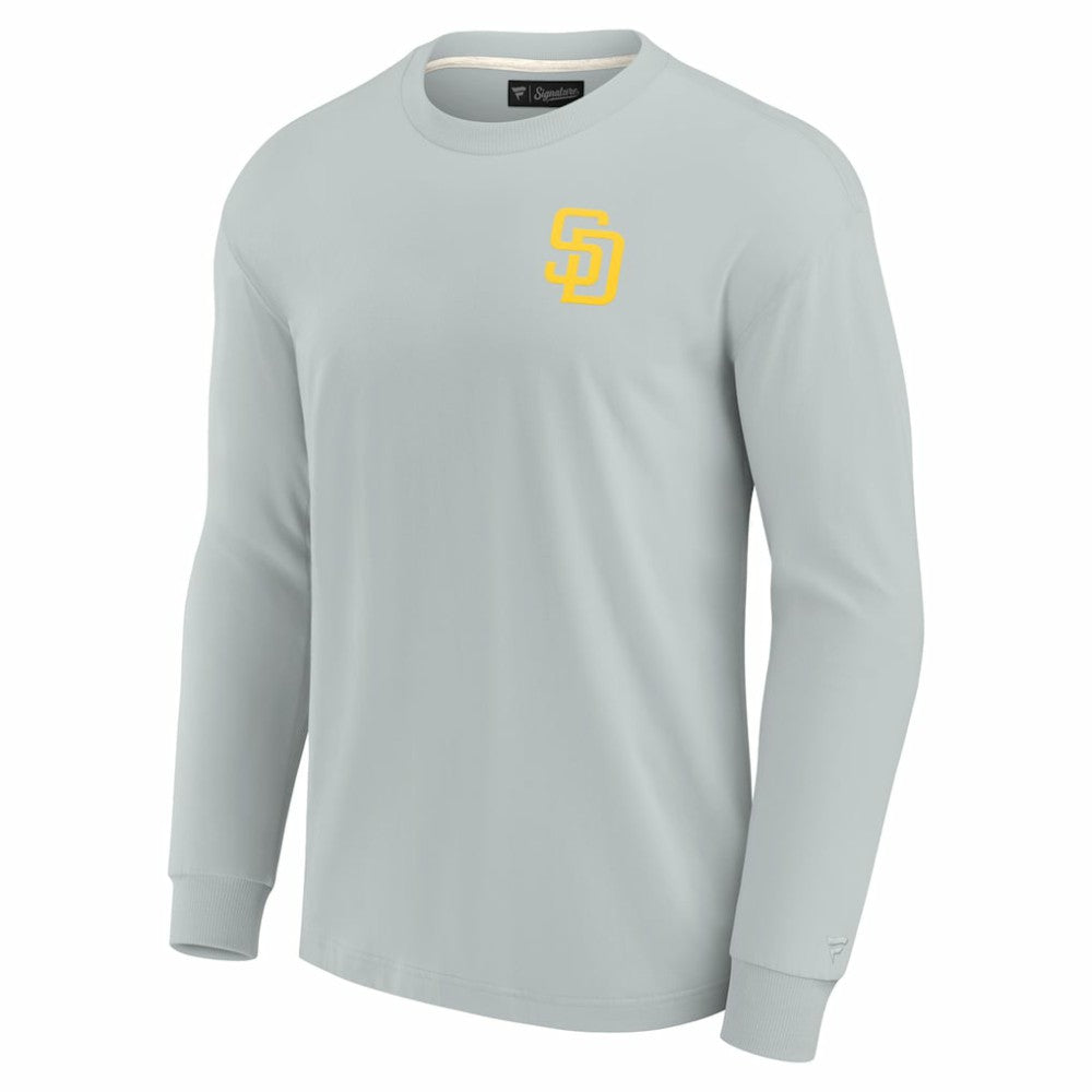 San Diego Padres Unisex Elements Super Soft Long Sleeve T-Shirt - Gray