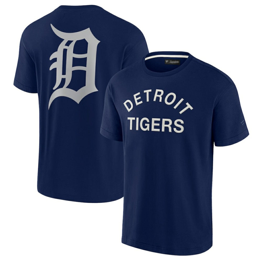 Detroit Tigers Unisex Elements Super Soft Short Sleeve T-Shirt - Navy