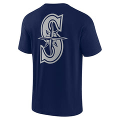 Seattle Mariners Unisex Elements Super Soft Short Sleeve T-Shirt - Navy