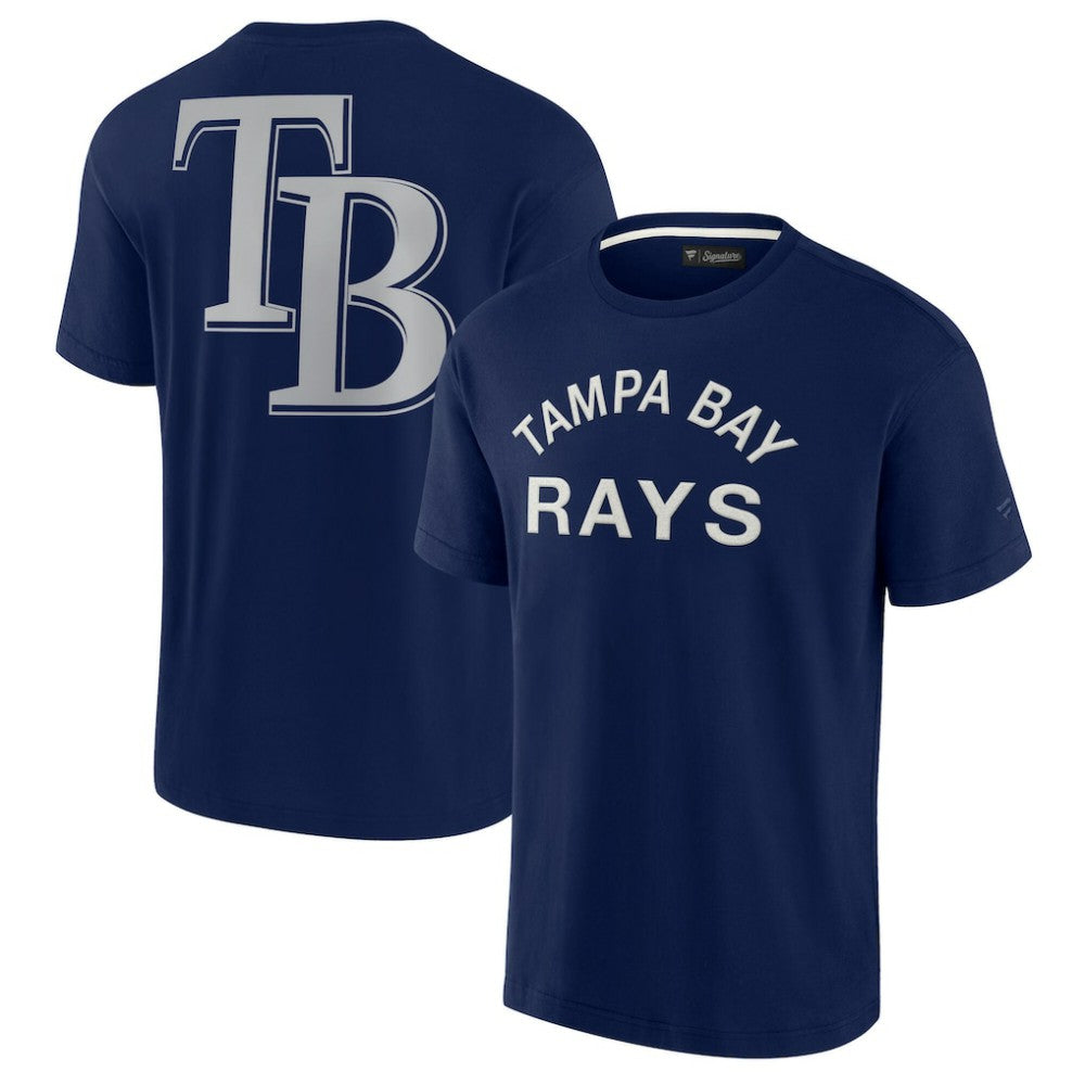 Tampa Bay Rays Unisex Elements Super Soft Short Sleeve T-Shirt - Navy