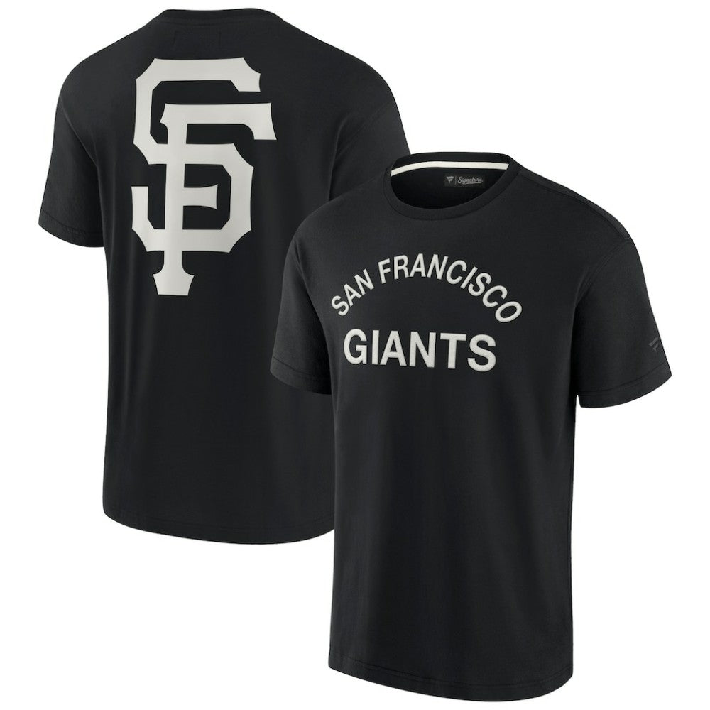 San Francisco Giants Unisex Elements Super Soft Short Sleeve T-Shirt - Black