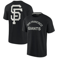 San Francisco Giants Unisex Elements Super Soft Short Sleeve T-Shirt - Black