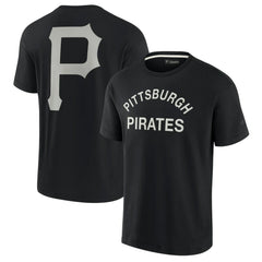 Pittsburgh Pirates Unisex Elements Super Soft Short Sleeve T-Shirt - Black