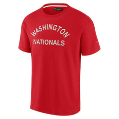 Washington Nationals Unisex Elements Super Soft Short Sleeve T-Shirt - Red