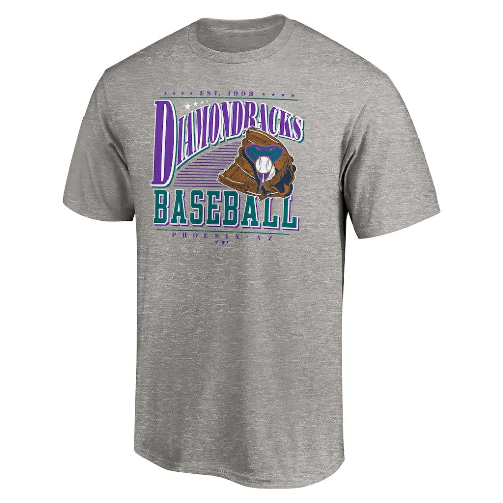 Arizona Diamondbacks Cooperstown Collection Winning Time T-Shirt - Heather Gray