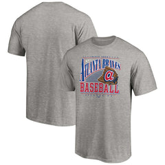 Atlanta Braves Cooperstown Collection Winning Time T-Shirt - Heather Gray
