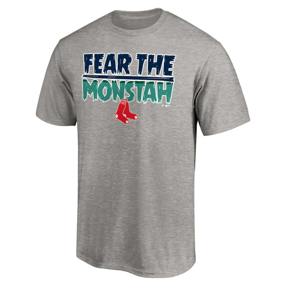 Boston Red Sox Team Heater T-Shirt - Heather Gray