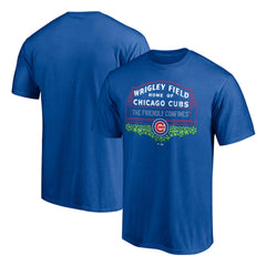 Chicago Cubs Wrigley Field Long Ball T-Shirt - Royal