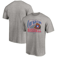 Chicago Cubs Cooperstown Collection Winning Time T-Shirt - Heather Gray