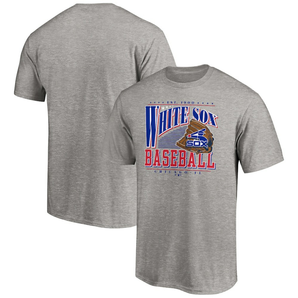 Chicago White Sox Cooperstown Collection Winning Time T-Shirt - Heather Gray