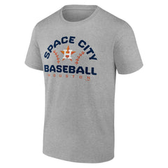 Houston Astros Team Go For Two T-Shirt - Heather Gray