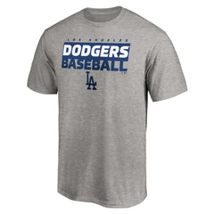 Los Angeles Dodgers Gain Ground T-Shirt - Heather Gray