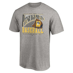 Pittsburgh Pirates Cooperstown Collection Winning Time T-Shirt - Heather Gray