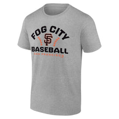 San Francisco Giants Team Go For Two T-Shirt - Heather Gray