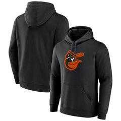 Baltimore Orioles Cooperstown Collection Pullover Hoodie - Black